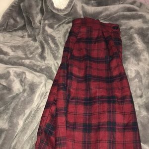 Women’s pull and bear plaid pants